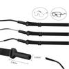 2 Stück Brillen Anti-Rutsch-Kordel Verstellbare Silikon Brillenband Kette Schutzbrille Lesebrillen Riemen für Kinder Kinder