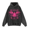 Oversized Streetwear Hoodie Men Cotton Graphic Print Loose Fit Winter Casual Sweatshirt