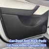 For Tesla Model Y Juniper 2025 Car Door Anti-Kick Pad Leather Sticker Trim Kit Side Door Protector Cover Car Interior Decor