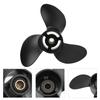 Marine Outboard Propeller 3 Blades 7.8x8in 12 Tooth RH Rotation Replacement for TOHATSU 4‑6HP MFS4 4 Stroke Engine