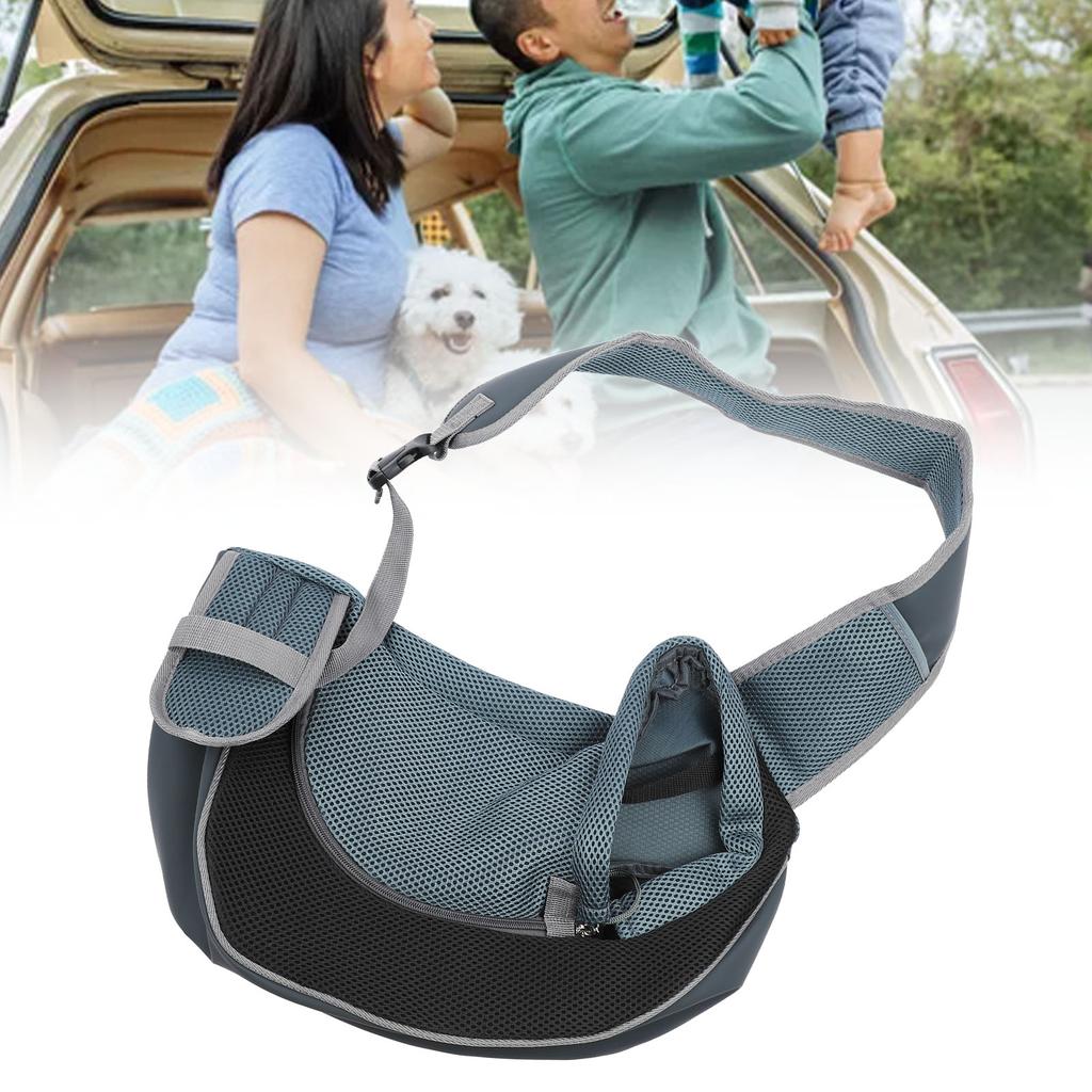 Pet Sling Breathable Mesh Portable Single Shoulder Bag Dog Carrier Sling for Outdoor Travel