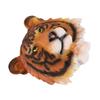 3D Simulation Animal Head Statues Wall Decor Resin Unique Exquisite Animal Head Statues Wall Hanging Sculpture for Home