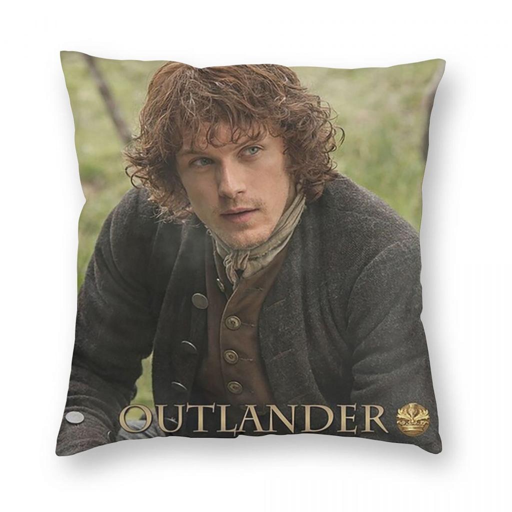 Federa Cuscino Quadrata Serie TV Outlander Copricuscino Cuscino Zip Decorativo Cuscino Coperta Comfort per Casa Camera da Letto