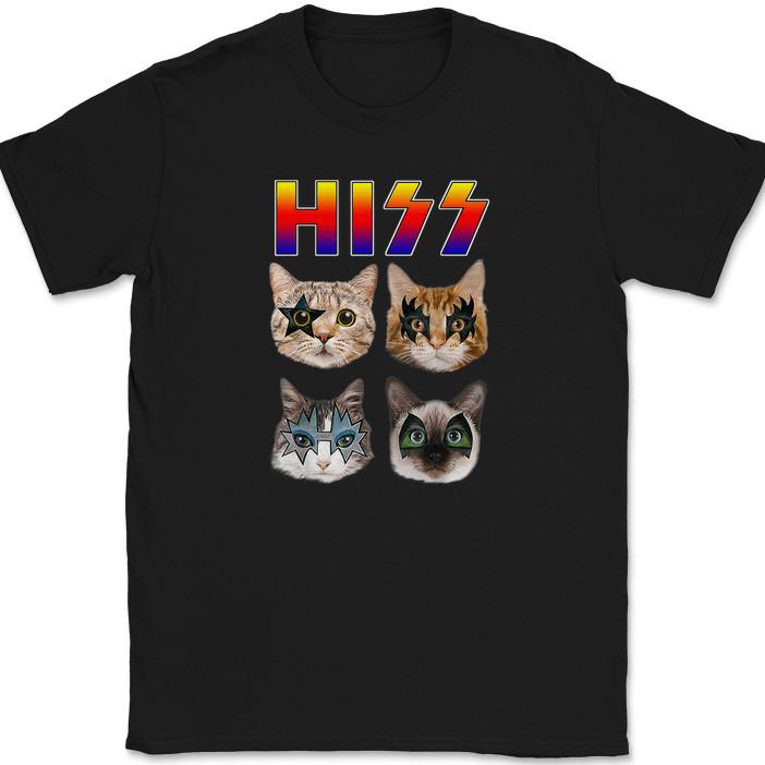 

Rock n Roll Cats T-Shirt Funny Humor Kittens Felines Band Music Tee S