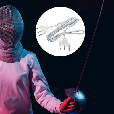 Fechtavimo kūno laidas Epe kūno laidas Fechtavimo Epe špaga kūno laidas su skaidriu kabelio adapteriu varžyboms kasdieniam treniravimuisi