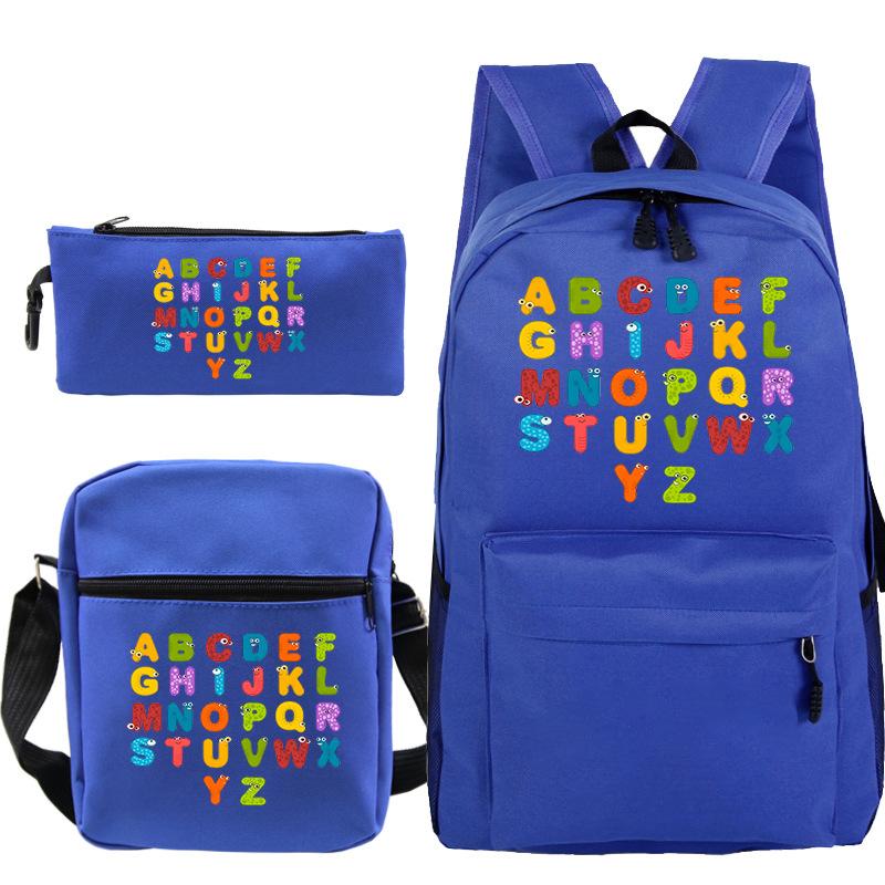 Game Alphabet Lore Alphabet Legend School Bag Backpack Shoulder Bag Pencil Case