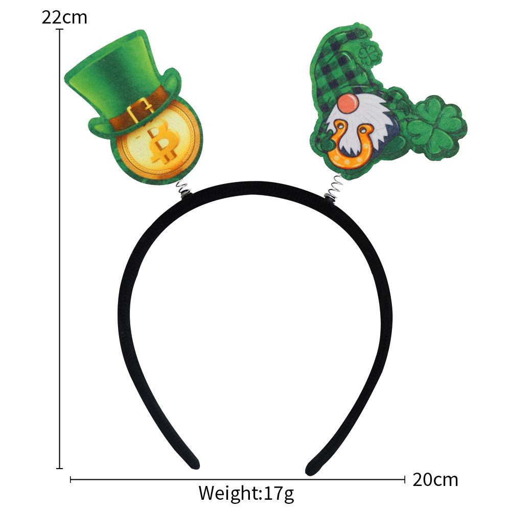 Whimsical St Patricks Day Headband Decor With Eyecatching Shamrock And Themes Beer
