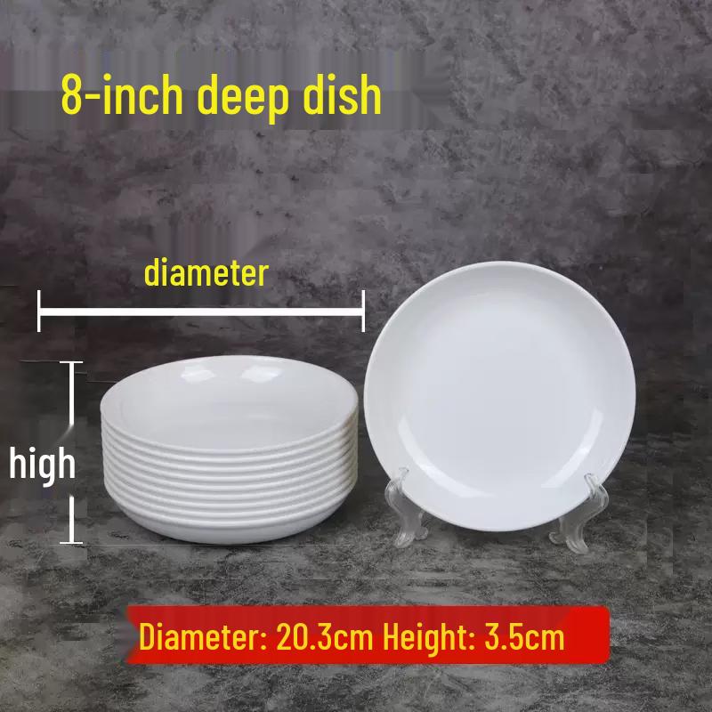 

Commercial Melamine Deep Dinner Plates