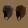 Thickened Ear Protection Cap Double Sided Wearable Bomber Hats High Quality Winter Hat  Unisex