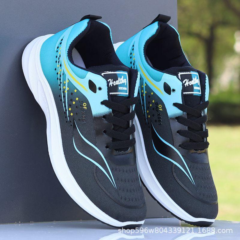 Men's Shoes Summer New Mesh Breathable Casual Shoes Light Casual Versatile Soft Sole Deodorant Sports Shoes Running Trendy Shoes