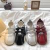 Women's Autumn Lightweight Velcro Mary Jane Sneakers - Thin-soled, Casual Sports, with Inner Height Increase.