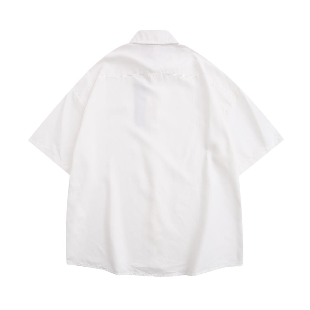 American Style Men's Summer Clothes  Y2k Vintage Short Sleeve Shirts Casual Tops Blouse Streetwear T-Shirts For Men