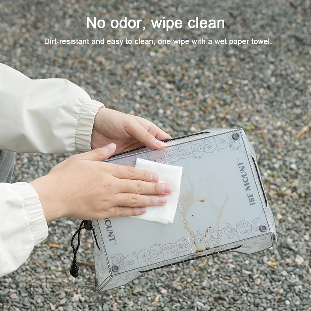 Portable Foldable Mini Camping Table Ultralight Outdoor Camping Table Tray Folding Tableware Hiking Equipment Cooking Supplies