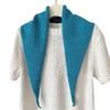 Neck Protection Warm Shawl Scarf Hollow Out Women Headscarf Fashion Knitted Triangle Scarf  Women