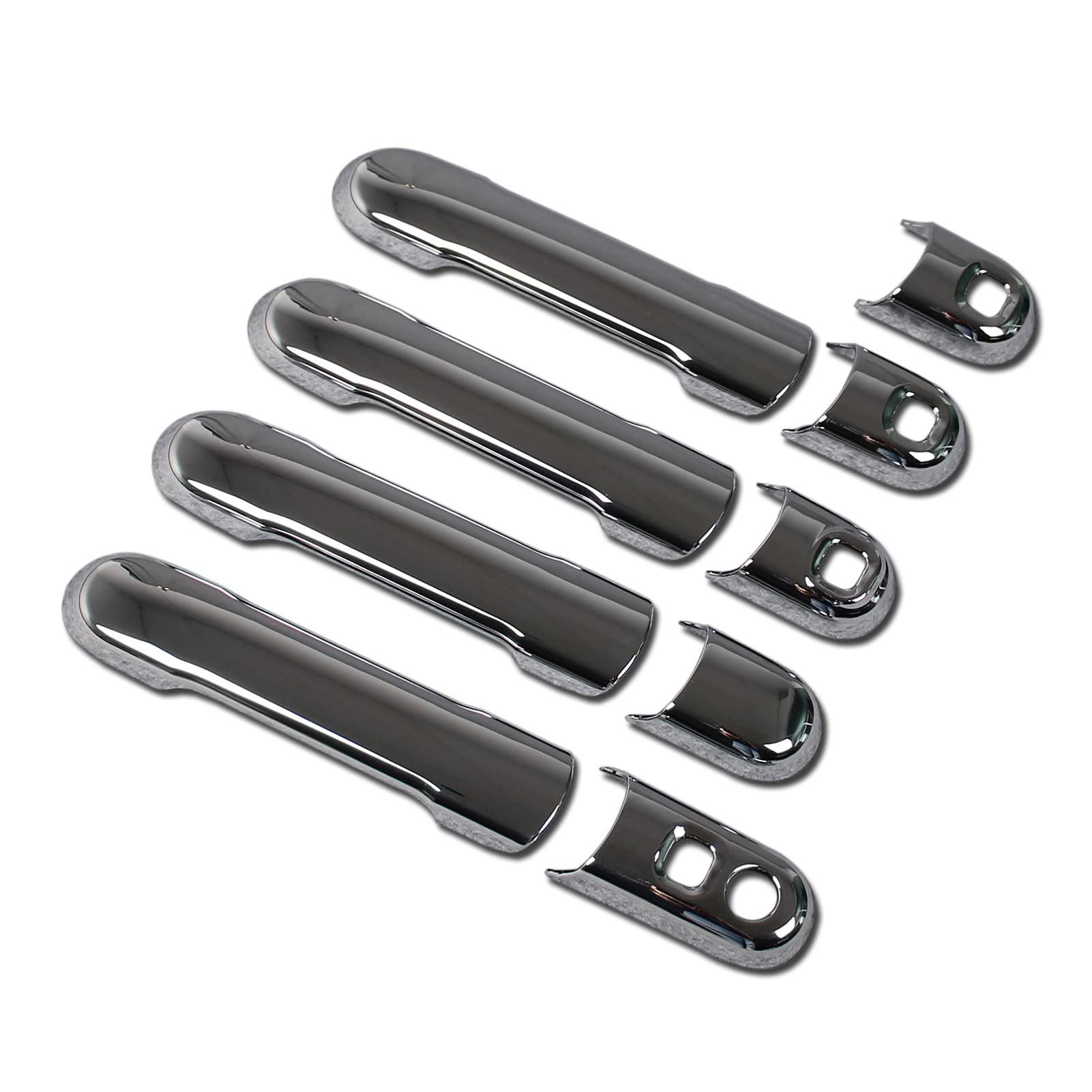 

RUIQ Chrome Outer Door Handle Covers for Suzuki Solio MA37S/MA27S (Full Coverage)