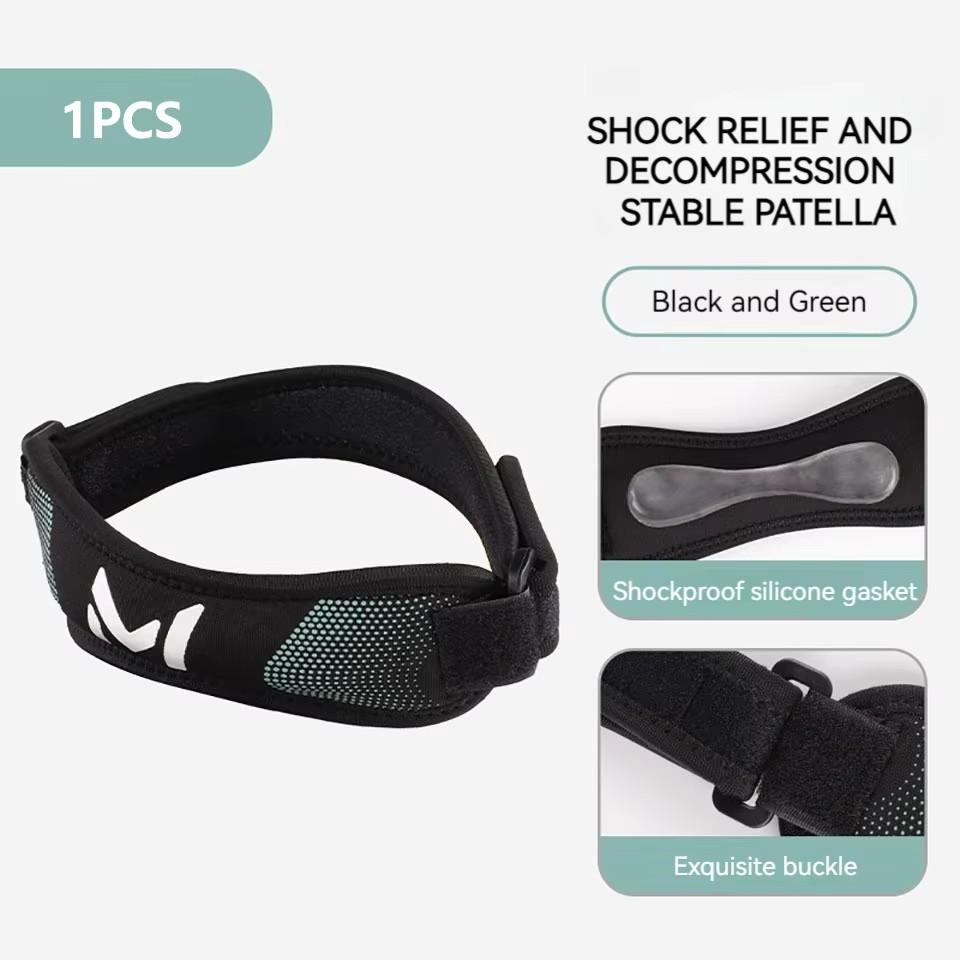 Loogdeel 1Pcs Patella Knee Strap Brace Adjustable Knee Patellar Tendon Stabilizer Support Band For Soccer Basketball Running