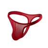 Męskie majtki stringi z niskim stanem, z ulepszającym U-pouch, oddychające