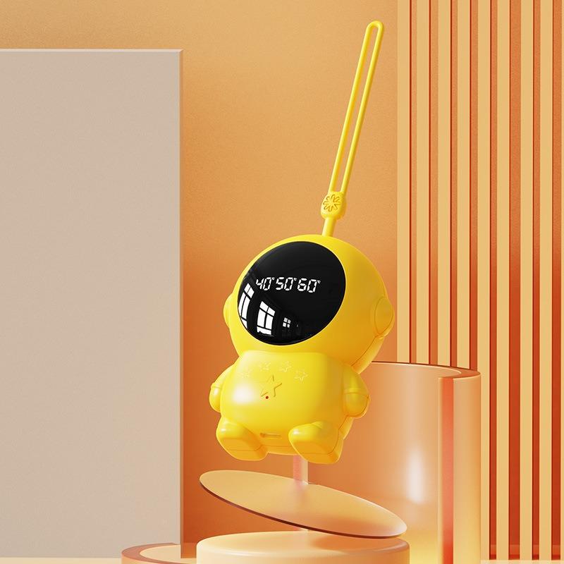 

1 шт. Грелка для рук Перезаряжаемая грелка для рук Зимний подарок Компаньон, Милый питомец Астронавт Мини грелка для рук 2400M