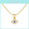 Evil Eye Necklace Fashion Light Luxury With Zircon Stone For Women