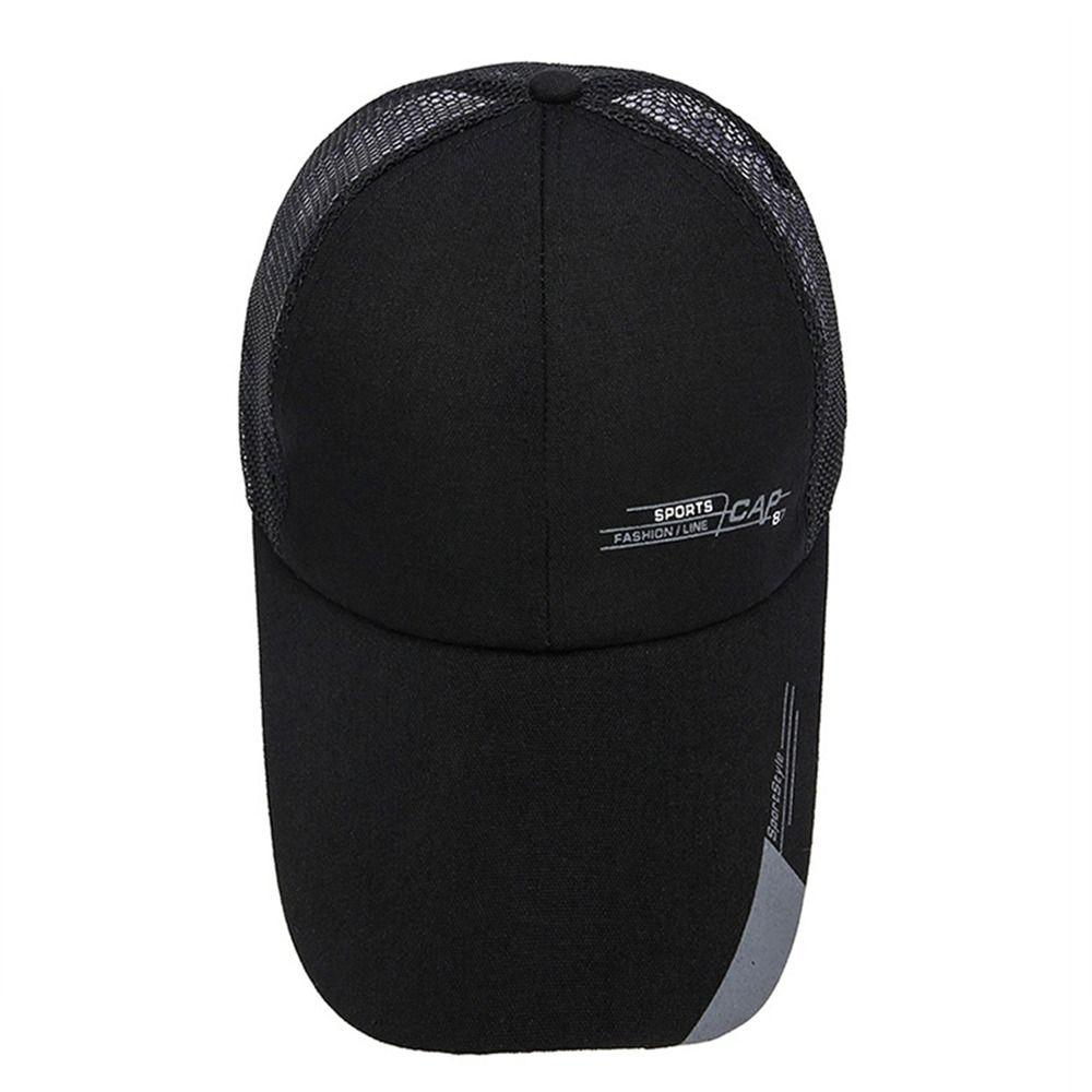Breathable Baseball Cap Adjustable Sports Hat Casual Mesh Hat  Cycling Running