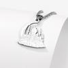 Mosque Crescent Stainless Steel Necklace