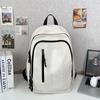 Schoolbag New Large Capacity American Trendy Cool Simple Fashion Versatile ins High Value School Bag Junior High School Student Backpack