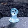 8Pcs/Set Water Sprites Figurine Luminous Mini Water Elf Ornament Miniature Cartoon Waterdrop Statue Toy Microlandscape Desktop Decoration Ornament