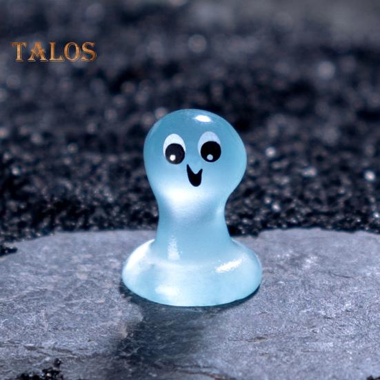 8Pcs/Set Water Sprites Figurine Luminous Mini Water Elf Ornament Miniature Cartoon Waterdrop Statue Toy Microlandscape Desktop Decoration Ornament