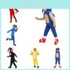 Costume de Sonic le Hérisson Bleu Pour Fête de Carnaval Tenue de Cosplay Super Vitesse pour Enfant