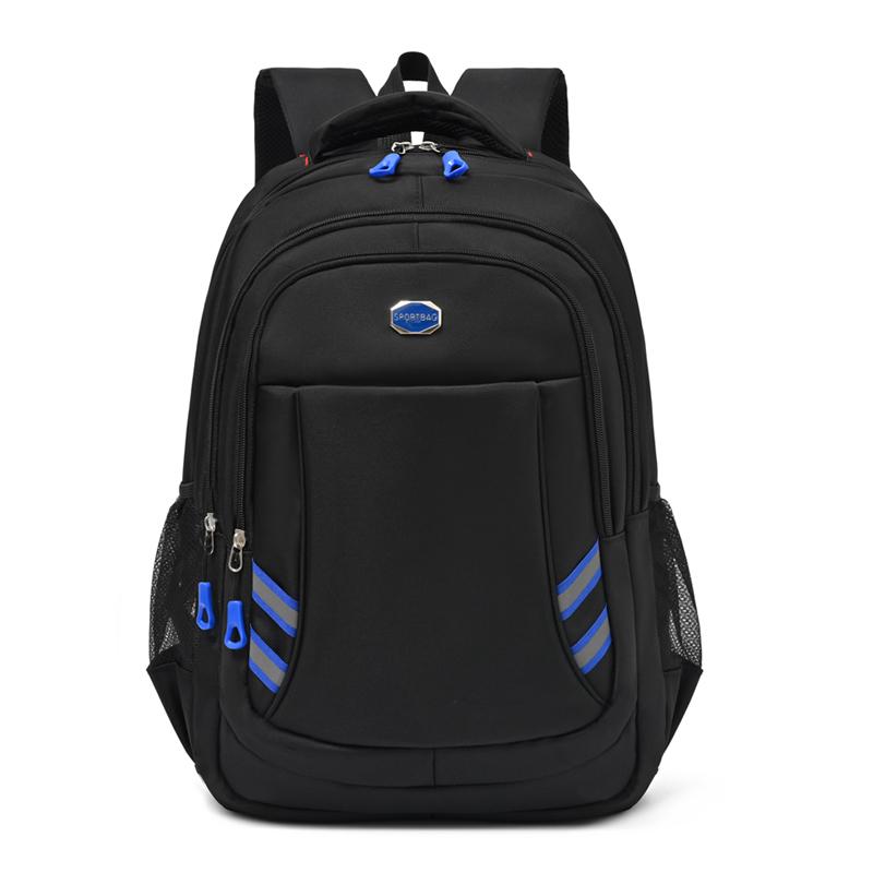 Men s and women s backpacks, lightweight business travel backpacks, equipped with adjustable shoulder straps, multiple compartme синий