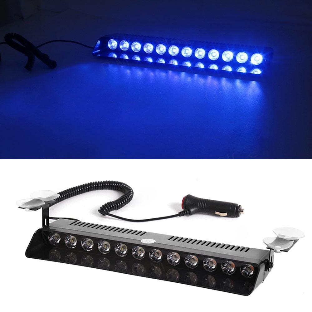 12 V Emergency LED Strobe Light 12 LED Car Light Powerful Police LED Flasher Car Accessories