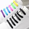 Silicone No-Tie Elastic Shoelaces for Casual Sneakers & Canvas Shoes