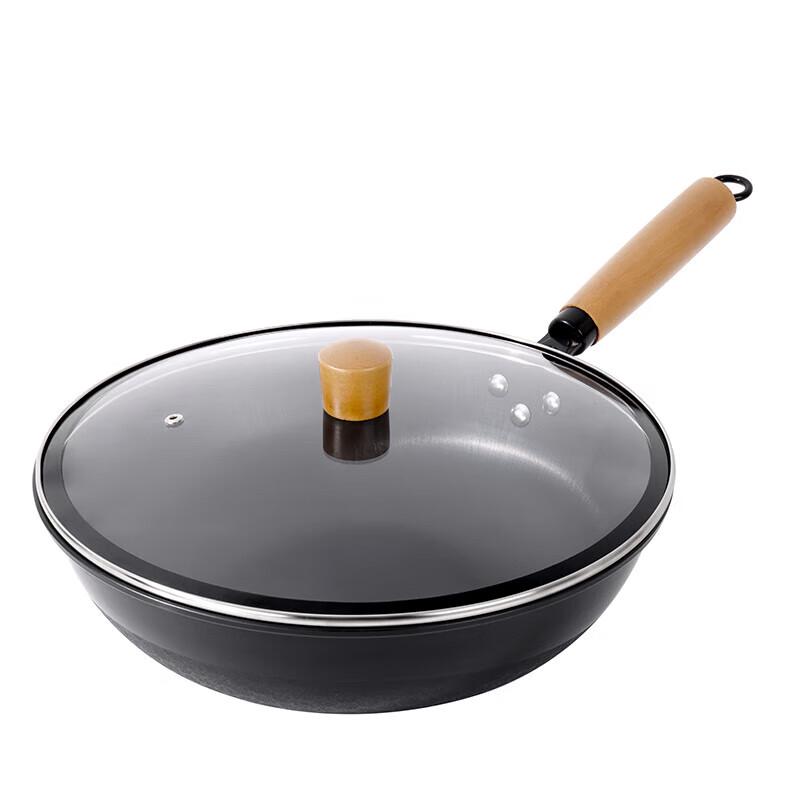 

WORLD KITCHEN Fine Iron Dragon Scale Pattern Wok