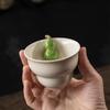 Shangqi Retro Handmade Ceramic Gourd Teacup