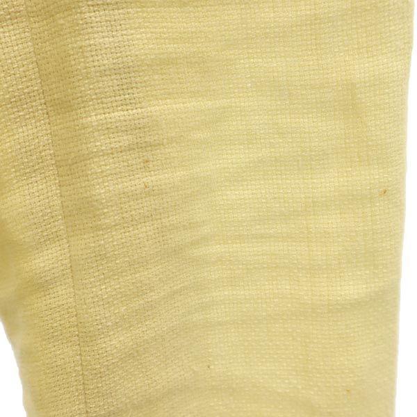 Emporio Armani Made in Italy Linen Double button Jacket 40 yellow Women Used