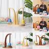 Yarn Holder for Knitting Rotating Magnetic Wooden Yarn Stand Space Saving Yarn Spinner with 320g Bearing Load Lightweight Yarn