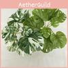 Monstera Realistic Leaf Party Decor Greenery For Home Table Gift Wedding