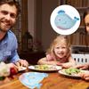 1pc Cartoon Whale Ceramic Plate for Kids