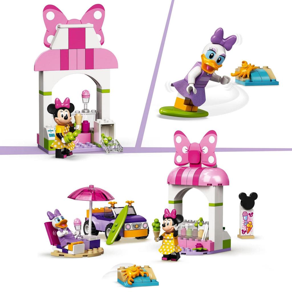 LEGO Mickey & Friends Minnie's Ice Cream Parlor 10773 Toy Blocks Gift Animal House for Boys and Girls Ages 4 and Up