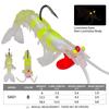 Luminous Soft Shrimp Lure with Lead Head Hook - Five-Segment Bait for Fishing
