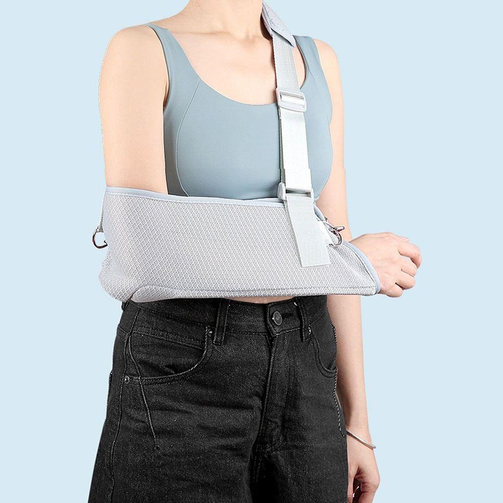 Wrist Support Arm Sling Brace Breathable Wrist Fixed Protector Elbow Support Strap Adult