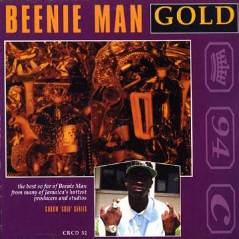 

LP Record BEENIE MAN - Gold CRLP32 Charm 1994 UK Reggae, Ska & Dub