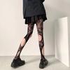 Lolita Hollow Out Flora Lace Mesh Stockings White/Black Retro Floral Rattan Stocking Hot Tights Punk Style Flower Stockings