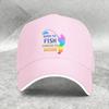 Born To Fish Forced To Work Baseball Cap Cotton Casual Adjustable Fishing Lover Gifts Adult