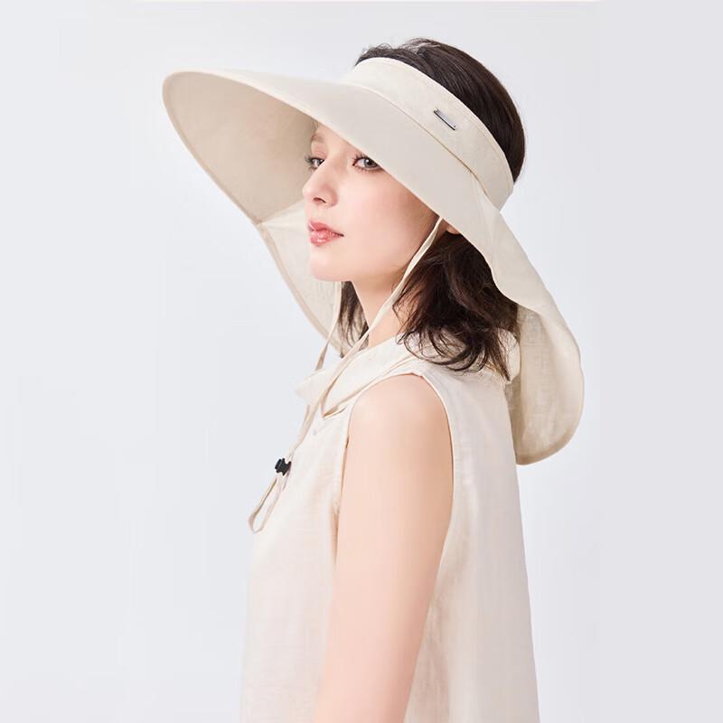 JIUMU Women's Summer Linen Sun Visor