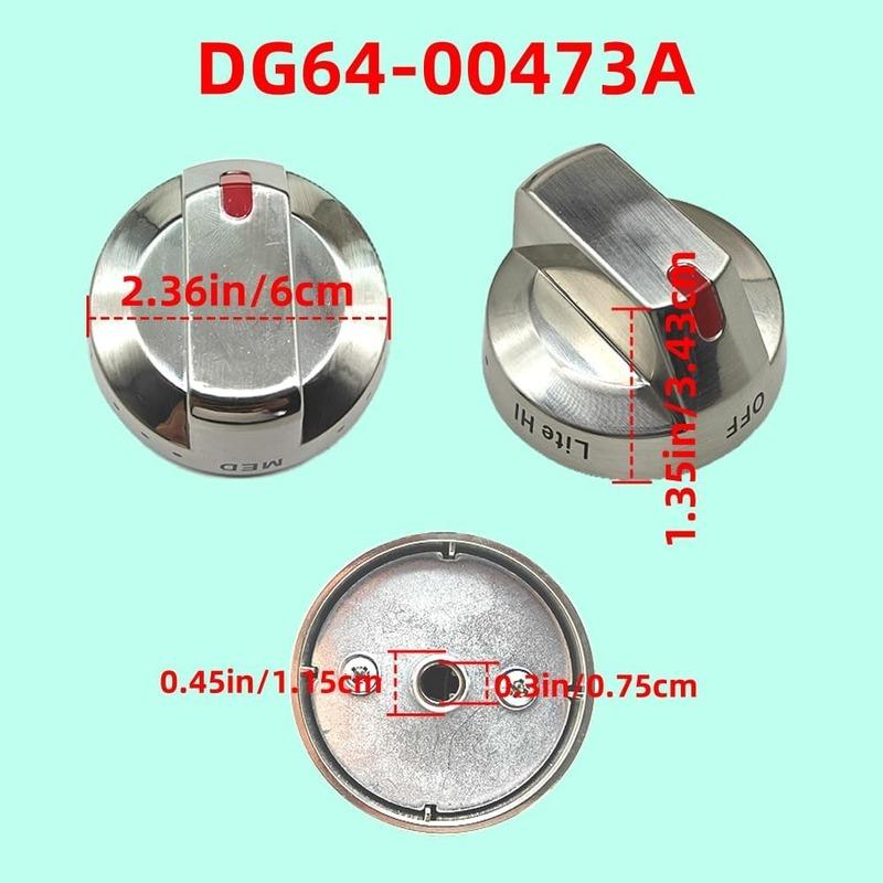 DG64-00473A Top Burner Oven Control Rotary Gas Stove Knob Replacement Kit NX58F5700WS NX58H5600SS NX58H5650WS NX58J7750SS