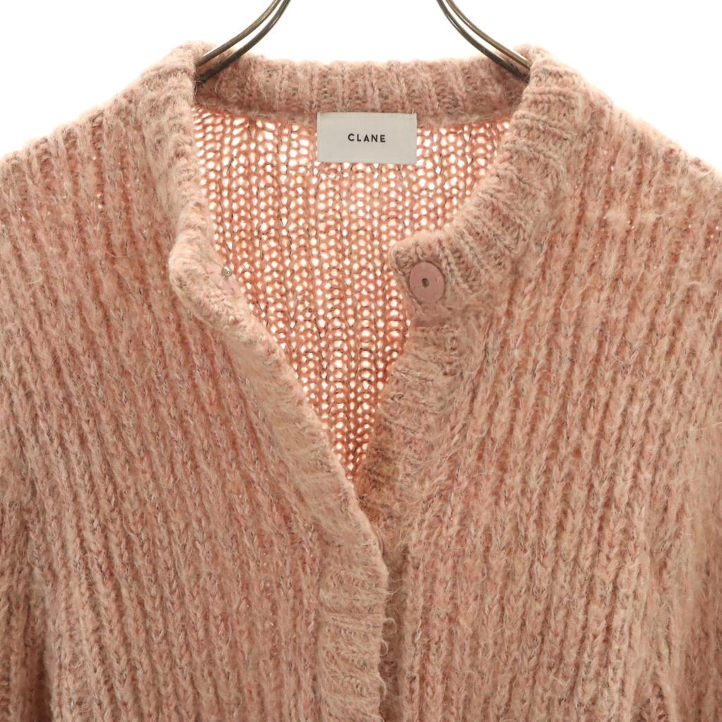 CLANE Mohair Blend Long sleeve knit cardigan 1 pink Women Used