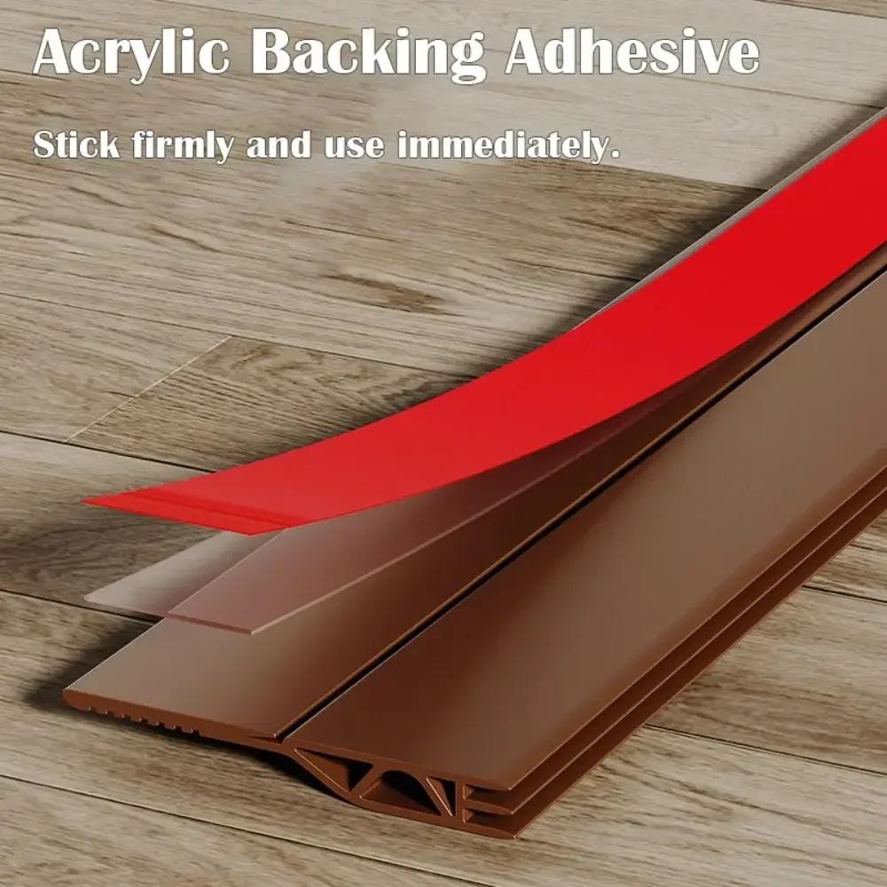Professional Noise Reduction Door Draft Stopper Self-adhesive Insect Prevention Door Bottom Sealing Strip 100cm PVC Blocker Dorm
