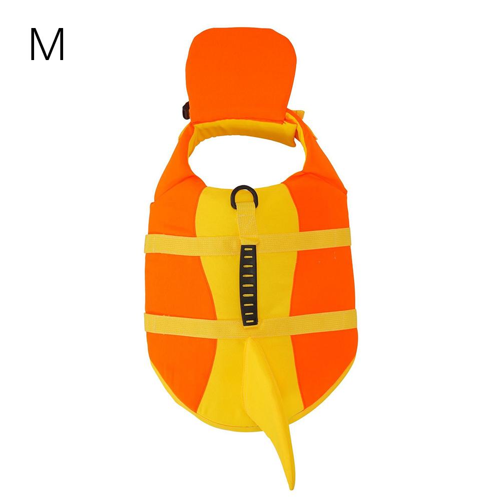 Gilet de sauvetage pour chien design requin mignon Flottabilité forte Gilet de sécurité aquatique pour animal de compagnie Poignée de sauvetage antidérapante Sangles réglables Pour tous les chiens