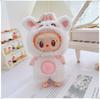 First, Second, and Third Generation Labubu Doll Clothes: 17cm Plush Onesie for 10cm Labubu Dolls, Cute Cartoon Design